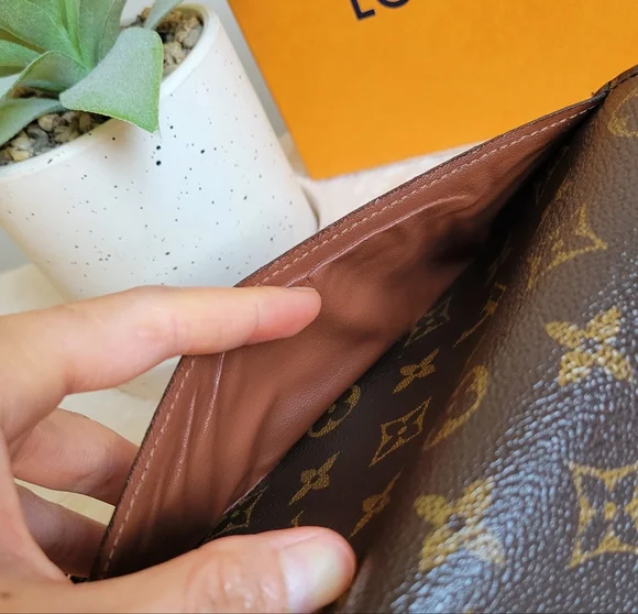 Louis Vuitton Monogram Wallet with Gold Chain - Picture 10 of 16